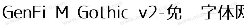 GenEi M Gothic v2字体转换